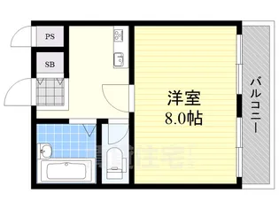 サンパレス21刀根山【3階】の間取り