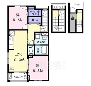 グル ピーノ 3【3階】の間取り