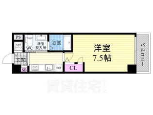 アクアプレイス京都洛南3【6階】の間取り