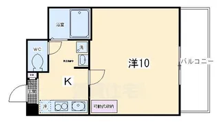 アルトシュロス四条大宮【2階】の間取り