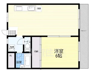 セレコート東灘【4階】の間取り