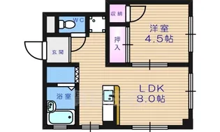 コーポ井守【3階】の間取り