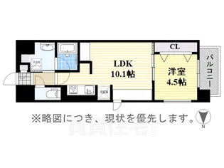 プレミアムコート大須【11階】の間取り