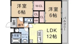 リードオッツ2【2階】の間取り