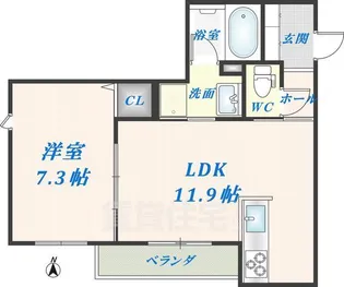 シャーメゾン美登【2階】の間取り