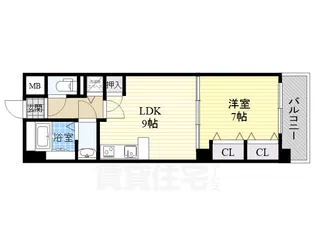 グランピア松ヶ枝【4階】の間取り