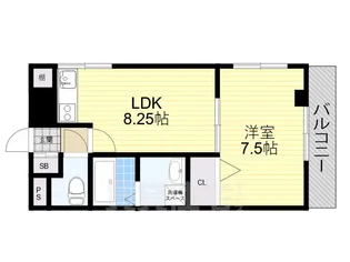 大阪府茨木市駅前1丁目【マンション】の間取り