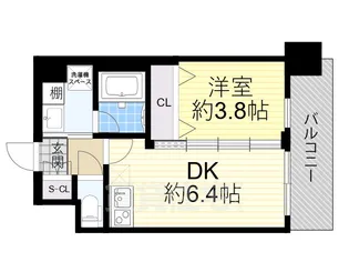 エスタート御幣島【2階】の間取り