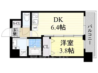 エスタート御幣島【2階】の間取り