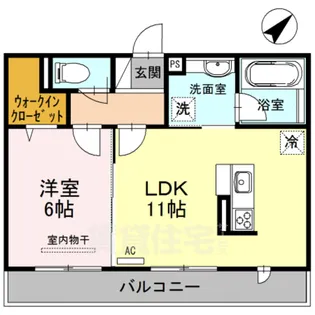 Le ciel1【3階】の間取り