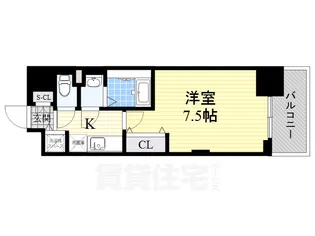 ラグゼ新大阪5【5階】の間取り