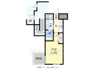 ワコーレヴィータ高槻八丁畷South【1階】の間取り
