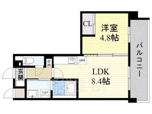 ファミール園田【1階】の間取り