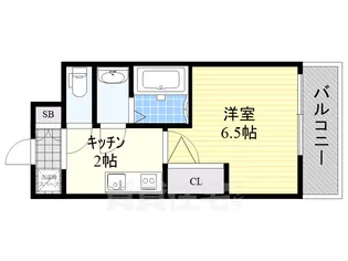 1Kの間取り画像