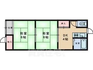 山渕文化【1階】の間取り