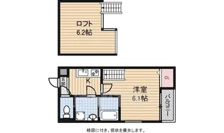 大阪府堺市堺区戎之町東4丁【アパート】の間取り