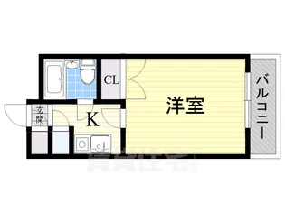 大阪府堺市西区浜寺元町6丁【マンション】の間取り