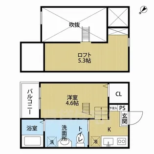 le cocon(ルココン)【1階】の間取り