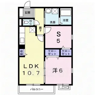 グラン佐竹【2階】の間取り