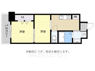 No122 ETERNITY NISSEKI STREET【5階】の間取り