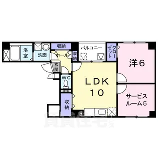 プリムローズ四条【7階】の間取り
