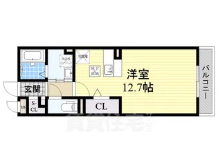 1Rの間取り画像