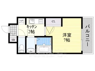 アルティザ淡路駅東【5階】の間取り
