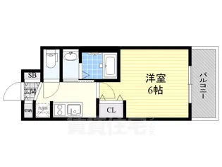 エステムコート名古屋新栄アクシス【9階】の間取り