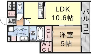 滋賀県栗東市岡【アパート】の間取り