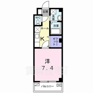 セイバリープレース【2階】の間取り