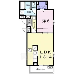 ラポール【1階】の間取り