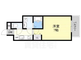 レジデンス東別院スクエア【3階】の間取り