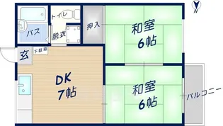 ヒルサイドテラス【103号室】の間取り