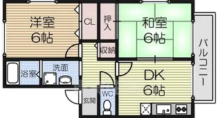宗久園ハイツB棟【101号室】の間取り