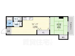 淀川チェリーハイツ【2階】の間取り