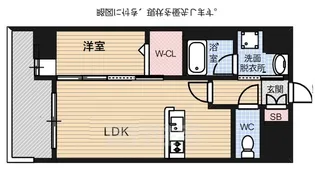 エンクレスト薬院大通【6階】の間取り