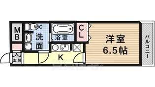 クリスタルプラザ【4階】の間取り