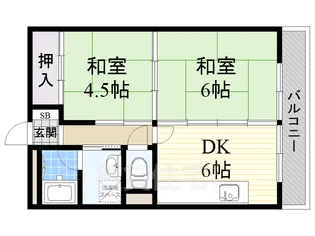 ファゼンダ宮野【2階】の間取り