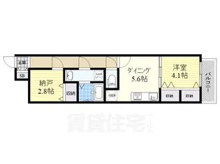 RECO東別院【3階】の間取り