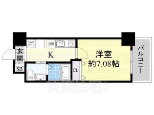 大阪府豊中市三国1丁目【マンション】の間取り