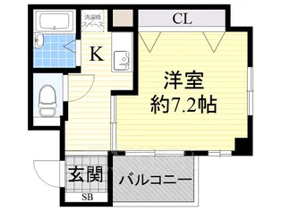 アトール西中島【4階】の間取り