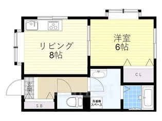 サンライズヴィラS【1階】の間取り