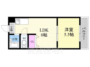 ティファニーハイツ【3階】の間取り