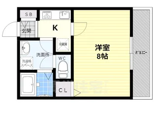 「シルバニア京都山ノ内」【1階】の間取り