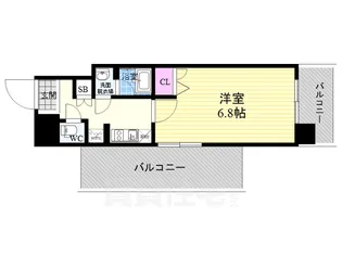 ヴィラ岡崎神宮【3階】の間取り