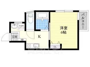 サニーハイツ【2階】の間取り