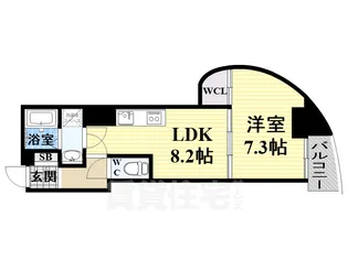 セレニテ神戸元町クレア【11階】の間取り