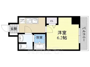 1Kの間取り画像