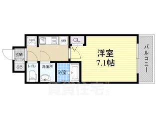 大阪WESTレジデンス2【8階】の間取り