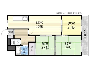 第1藤マンション【1階】の間取り